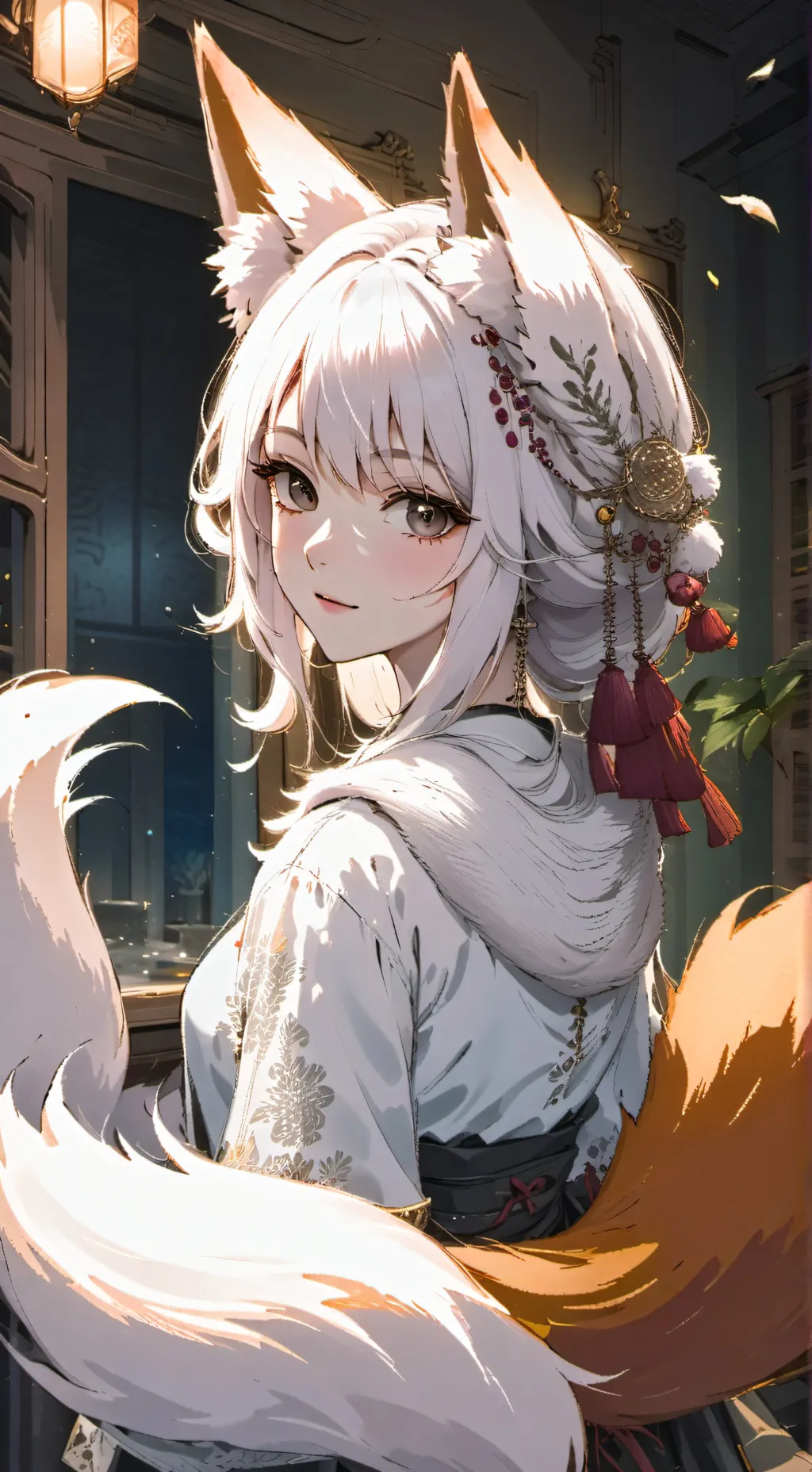 ai character: Whisker Whitefox background