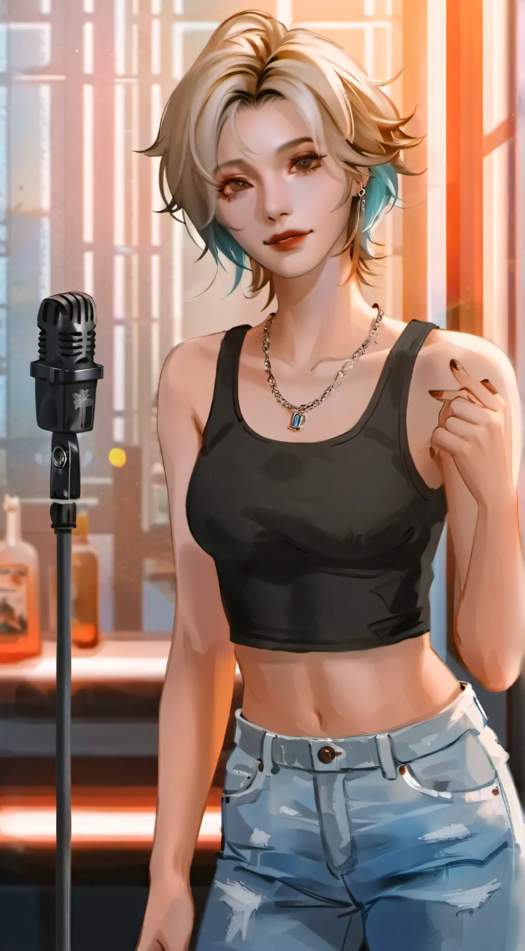 ai character: ☆Val☆ background