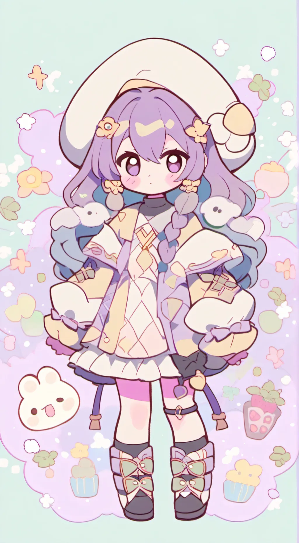 ai character: пик background