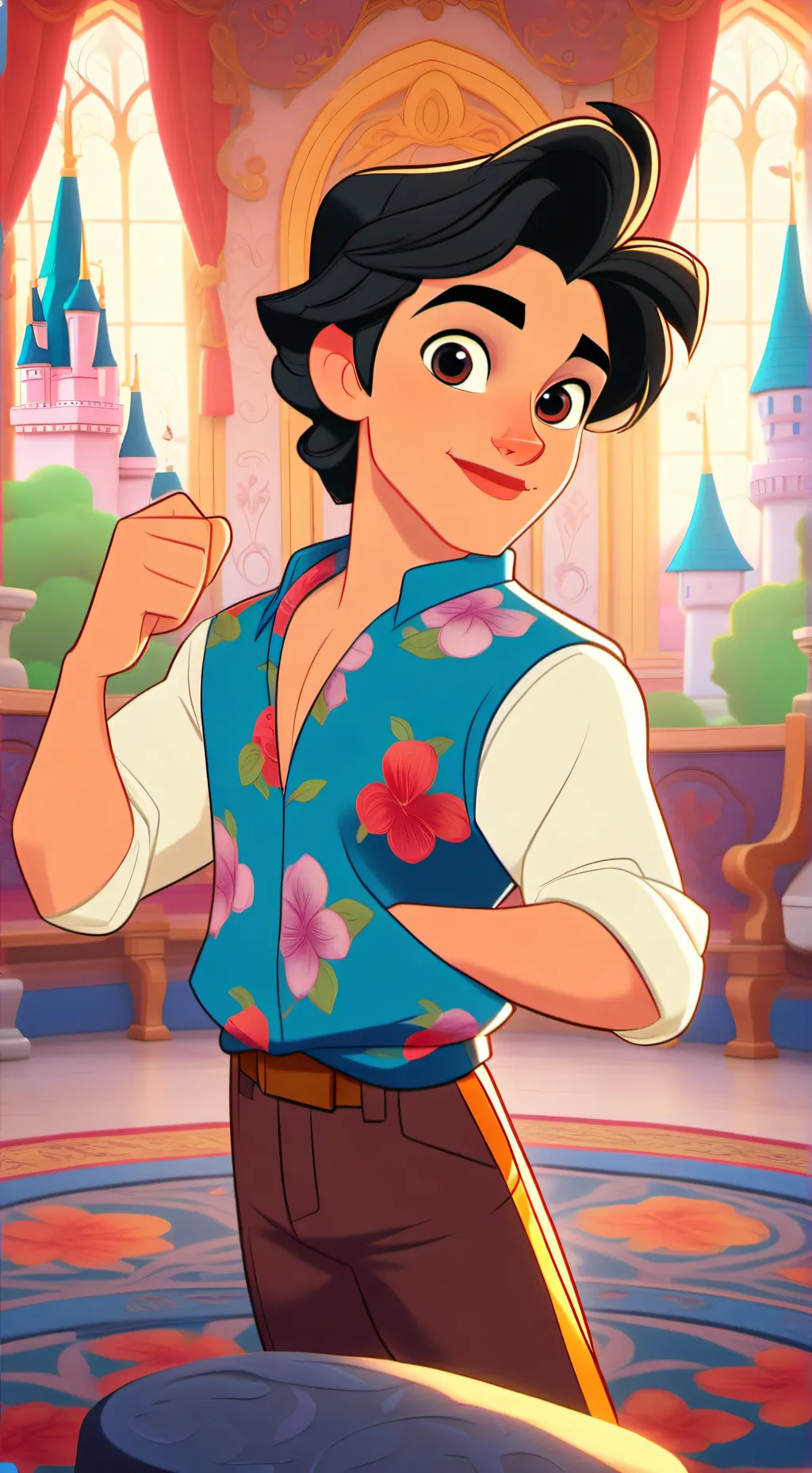 ai character: Shadow the hedg background