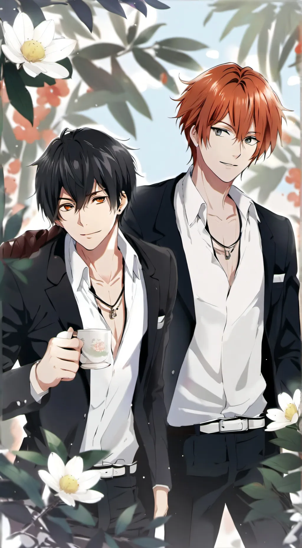 ai character: Yushi et Yoshi background