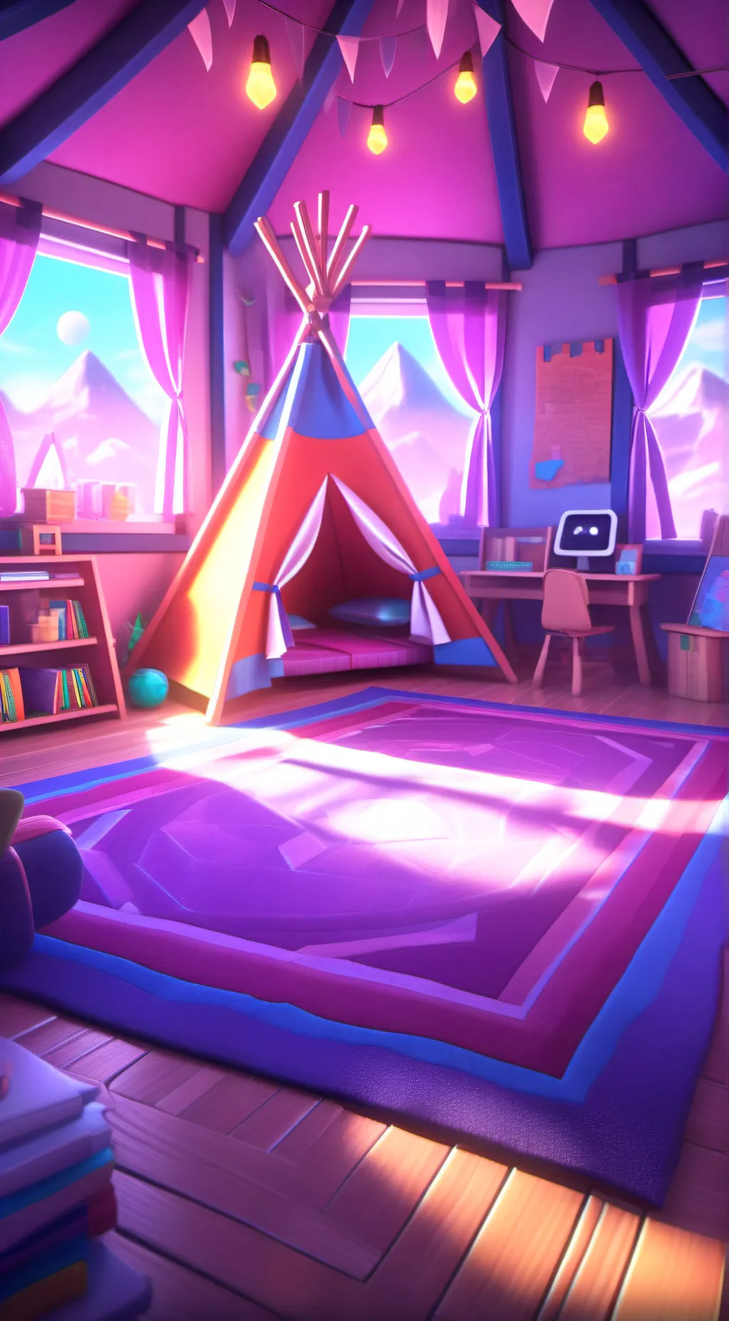 ai character: Nakoda Elementary  background