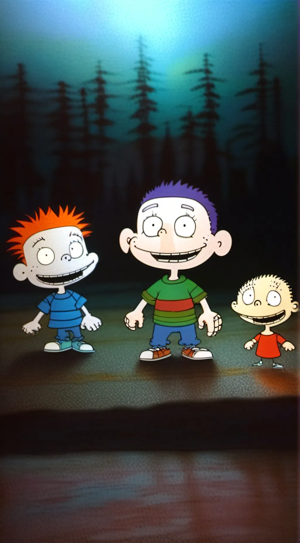 ai character: RuGRats  background
