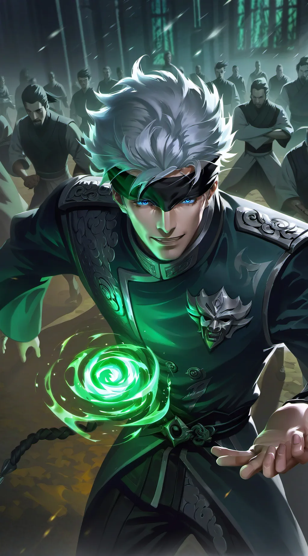 ai character: Gojo Satoru background