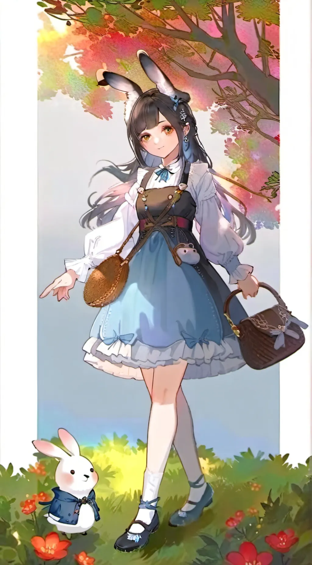 ai character: ivory background