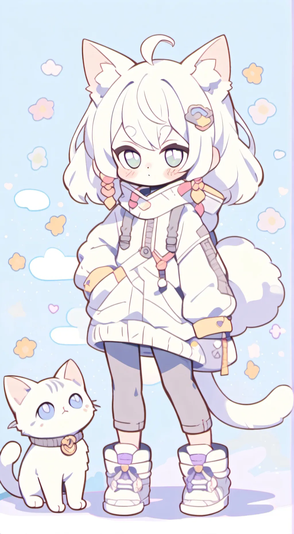 ai character: sprunki baby background