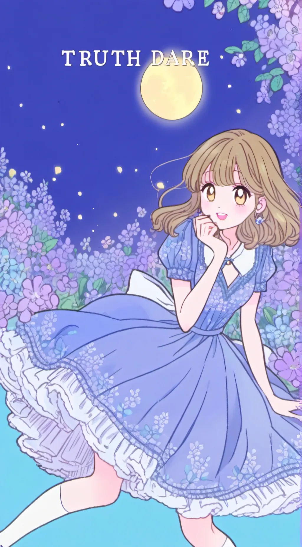 ai character: Hh truth or dare background