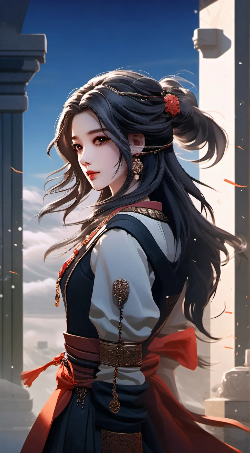 ai character: nuevo pilar background