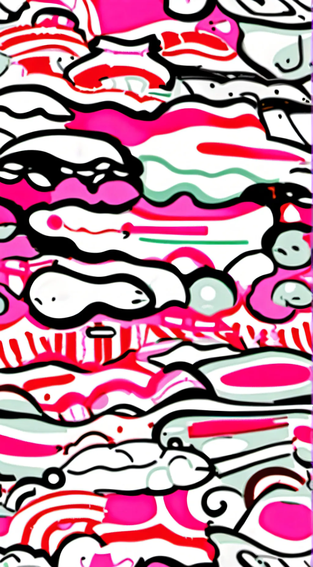 ai character: hello kitty background