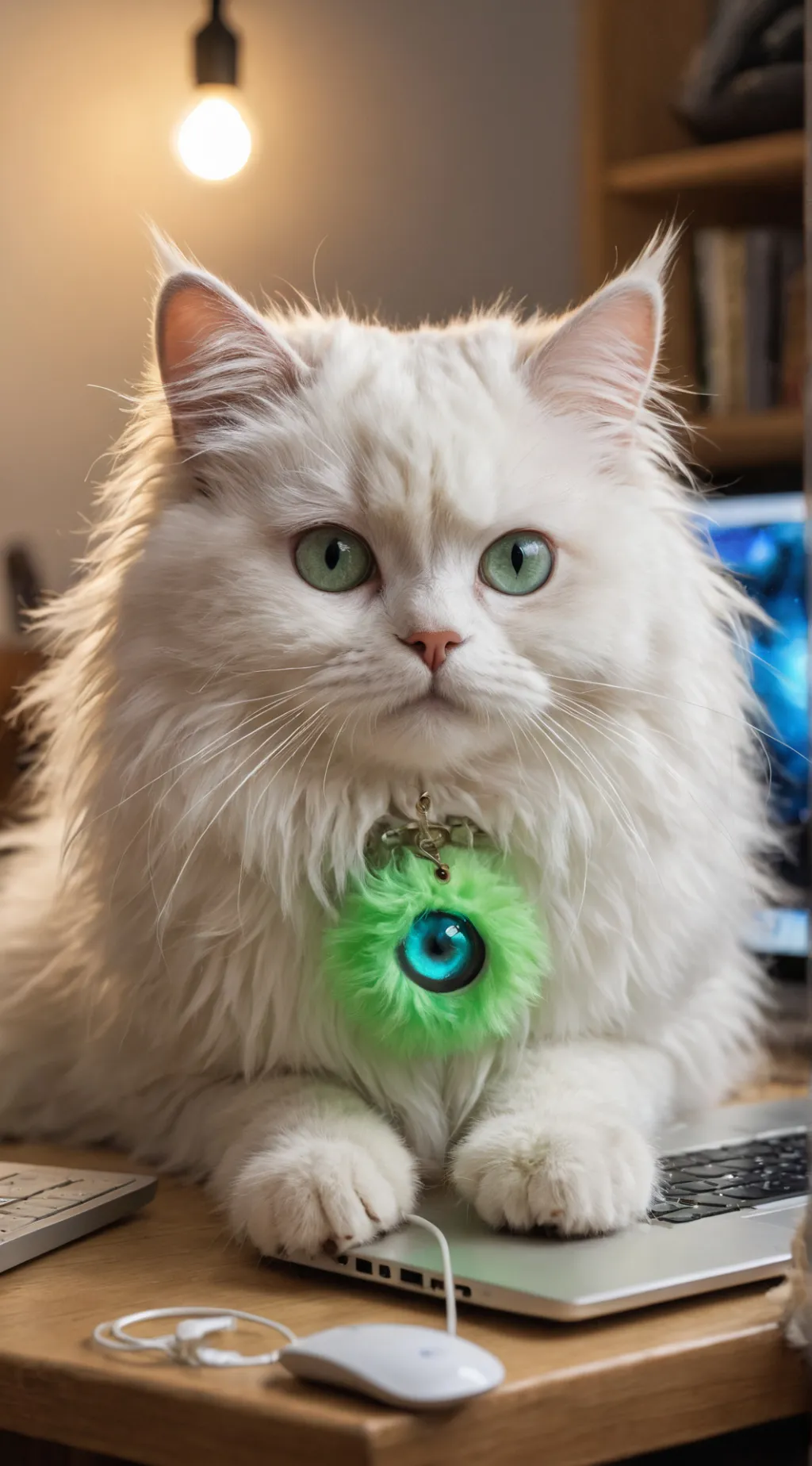 ai character: Wi-Fi background