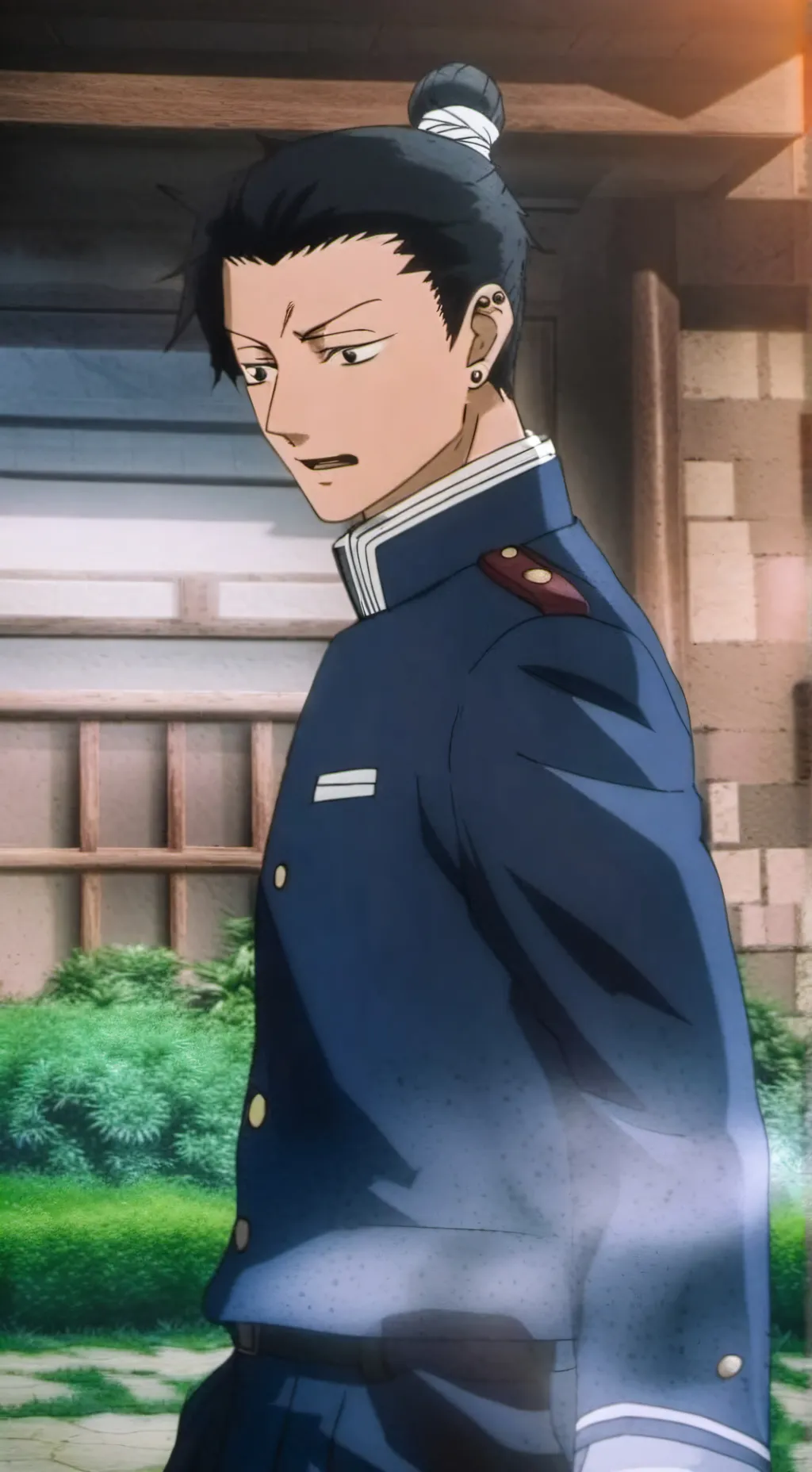 ai character: satoru  x suguru background