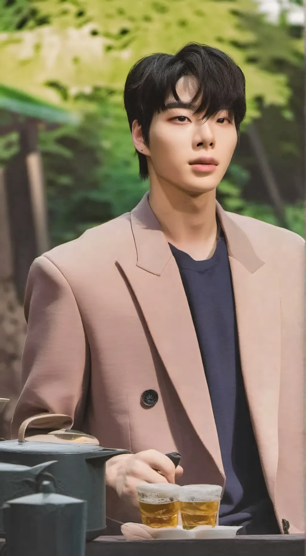 ai character: han seo jun  background