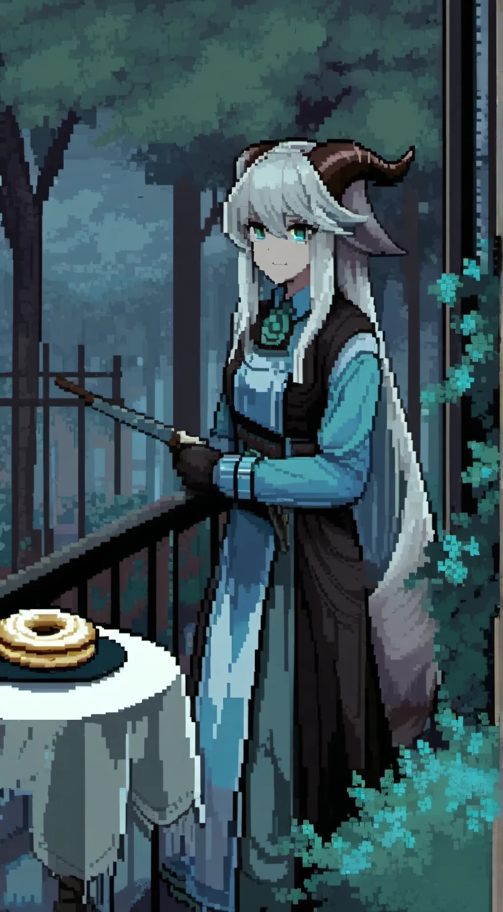 ai character: ΛŁᗴ𝕩 background