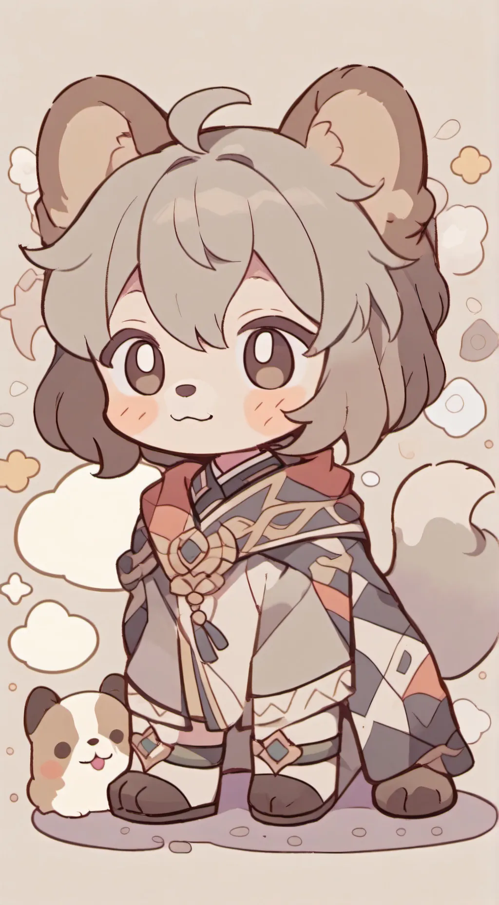 ai character: PEBBLE background