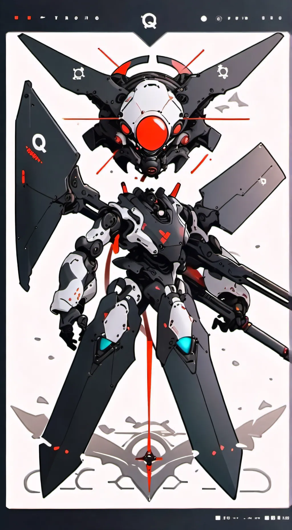 ai character: Q background