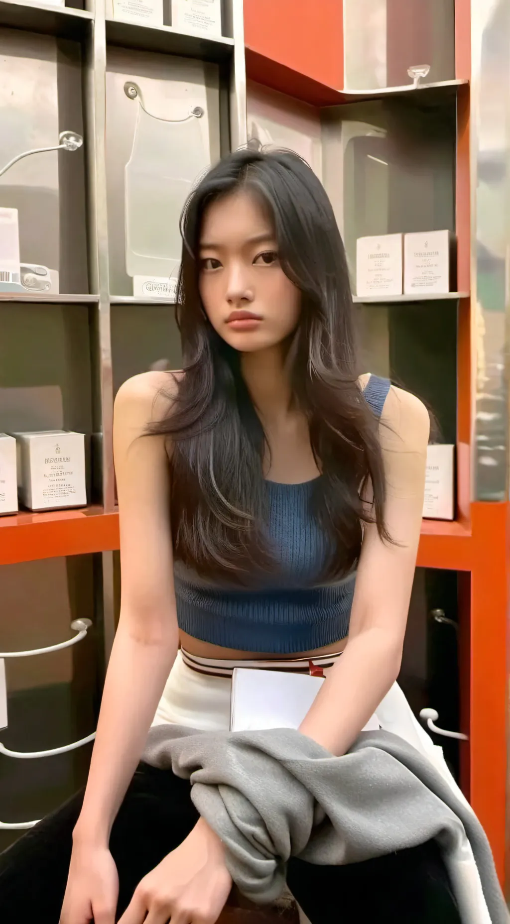 ai character: Ash  background