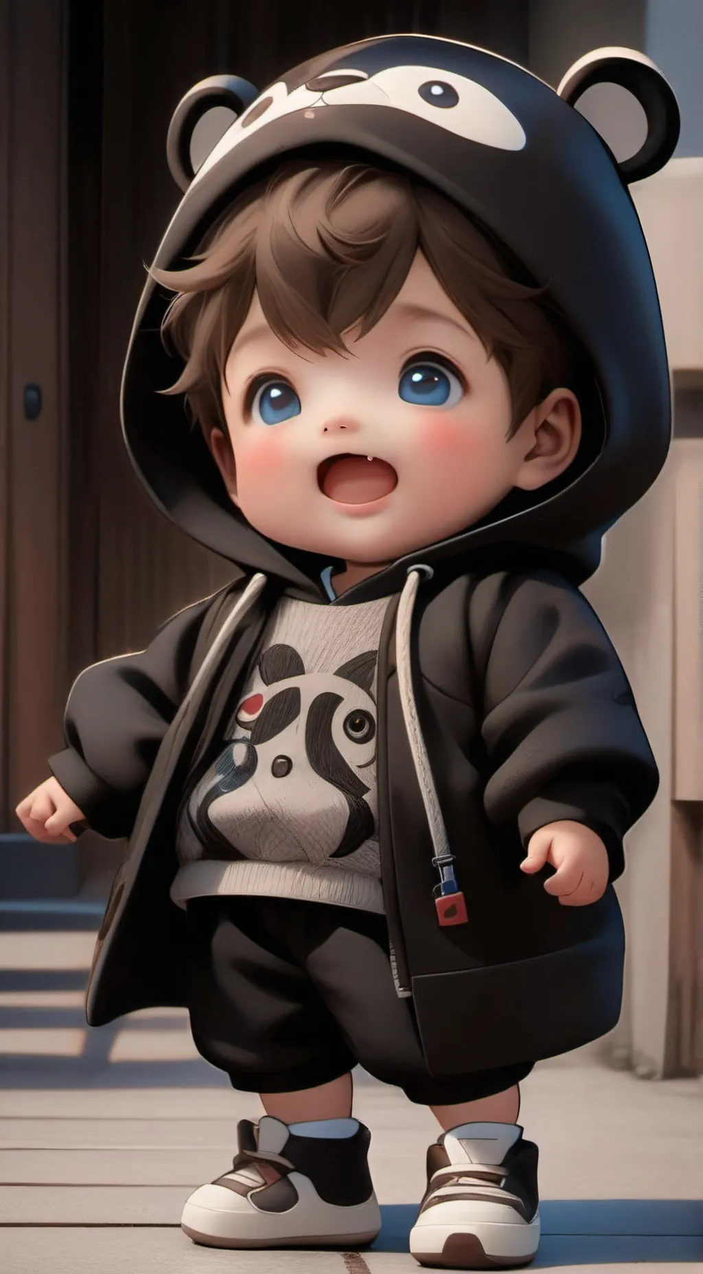 ai character: Fat spoiled alex background