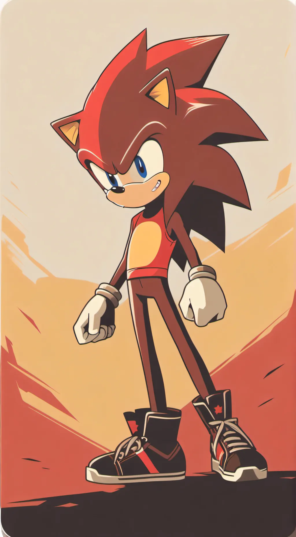 ai character: Deick el erizo background