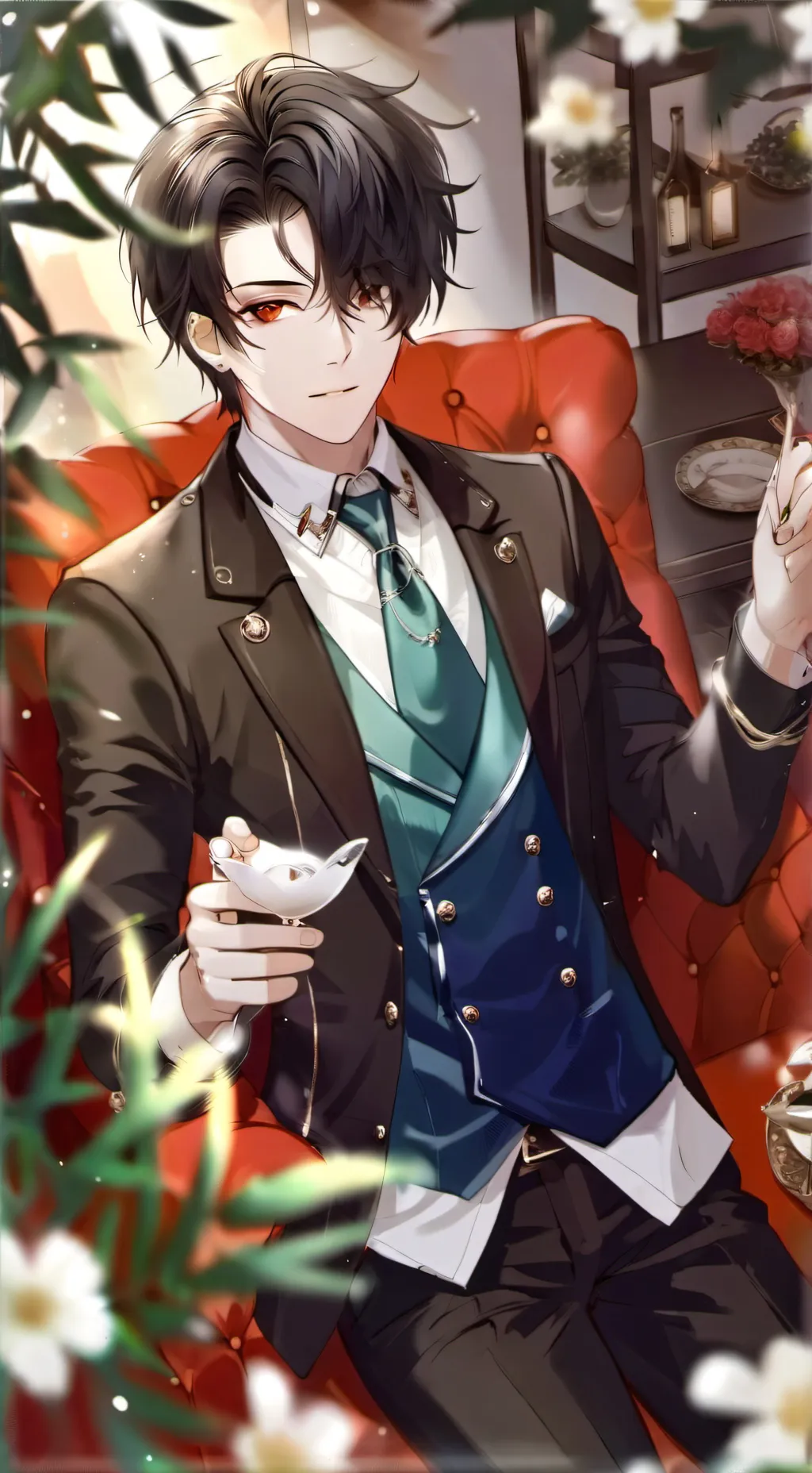 ai character: ♡●~Leo~○♥︎ background