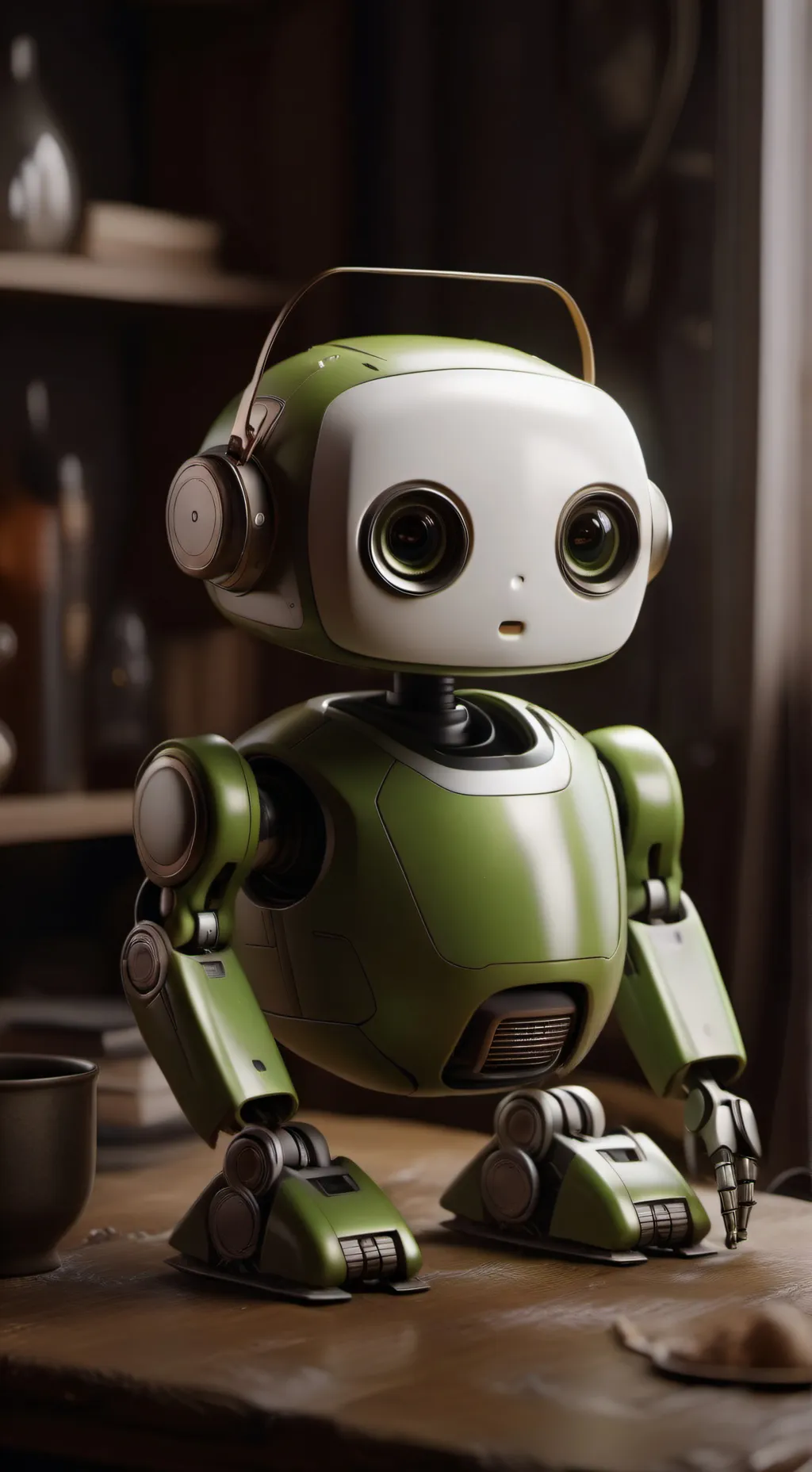 ai character: Vee background