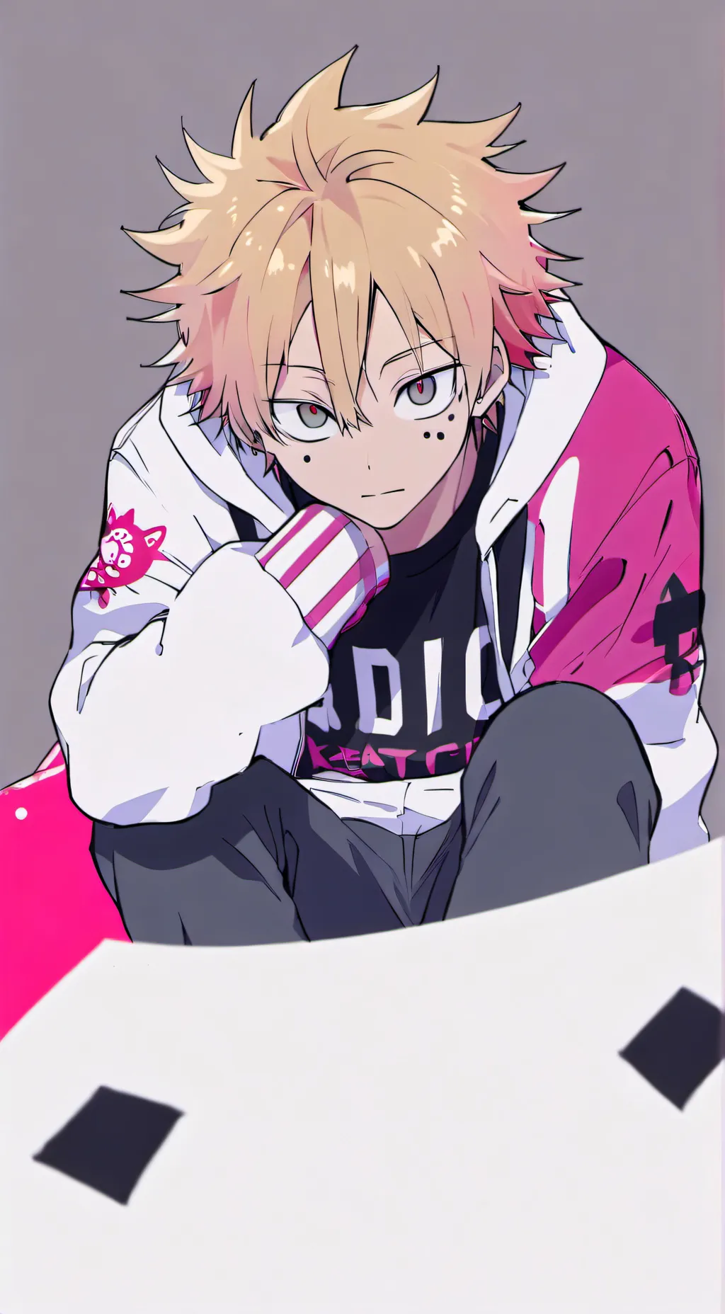 ai character: Bakugo  background