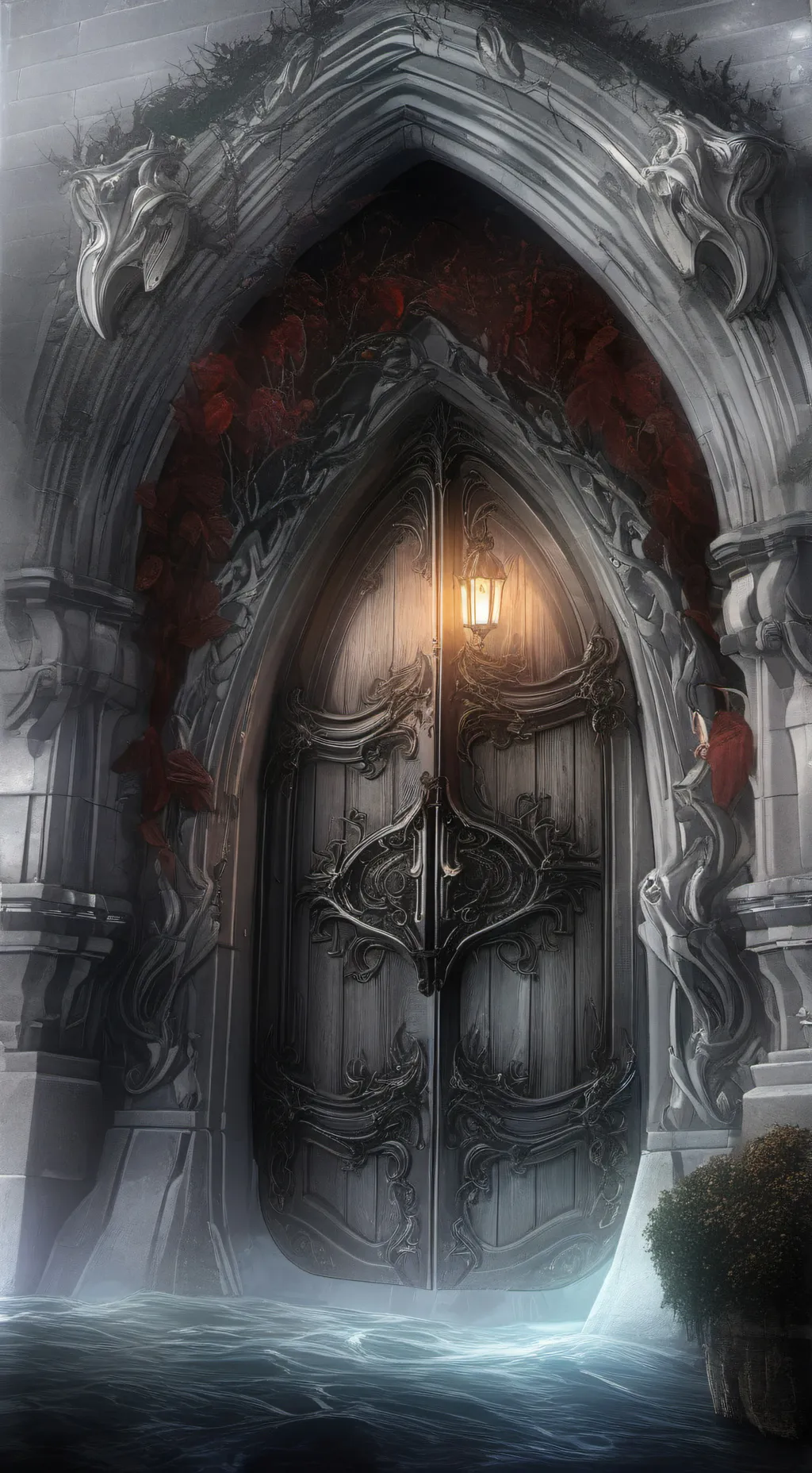 ai character: buying a gerage background