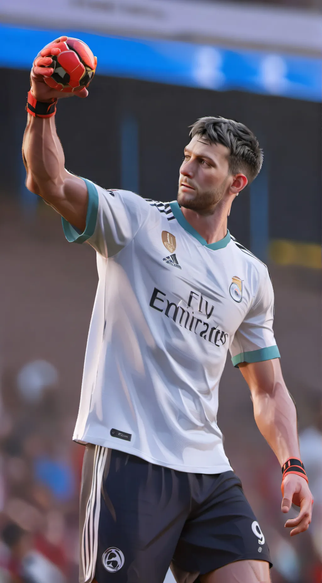 ai character: Alejandro garnacho background