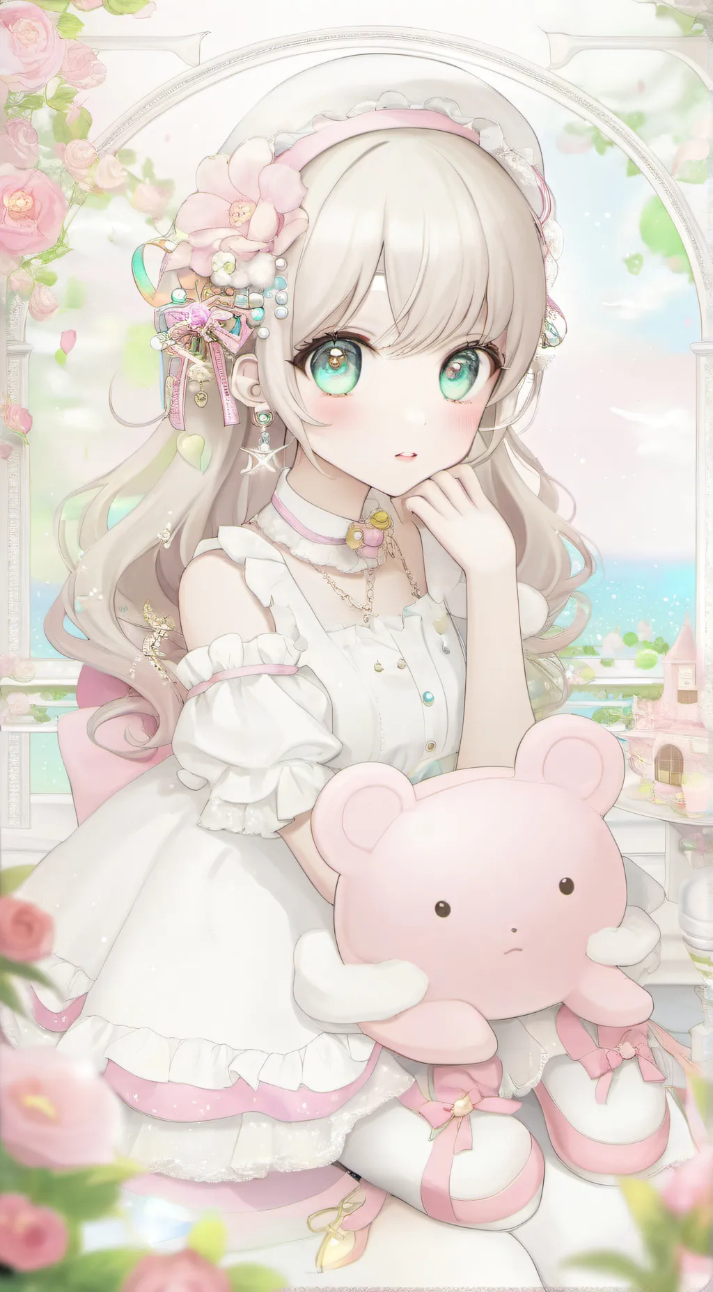 ai character: Nugget smp xd 😀🙂🤑😃 background