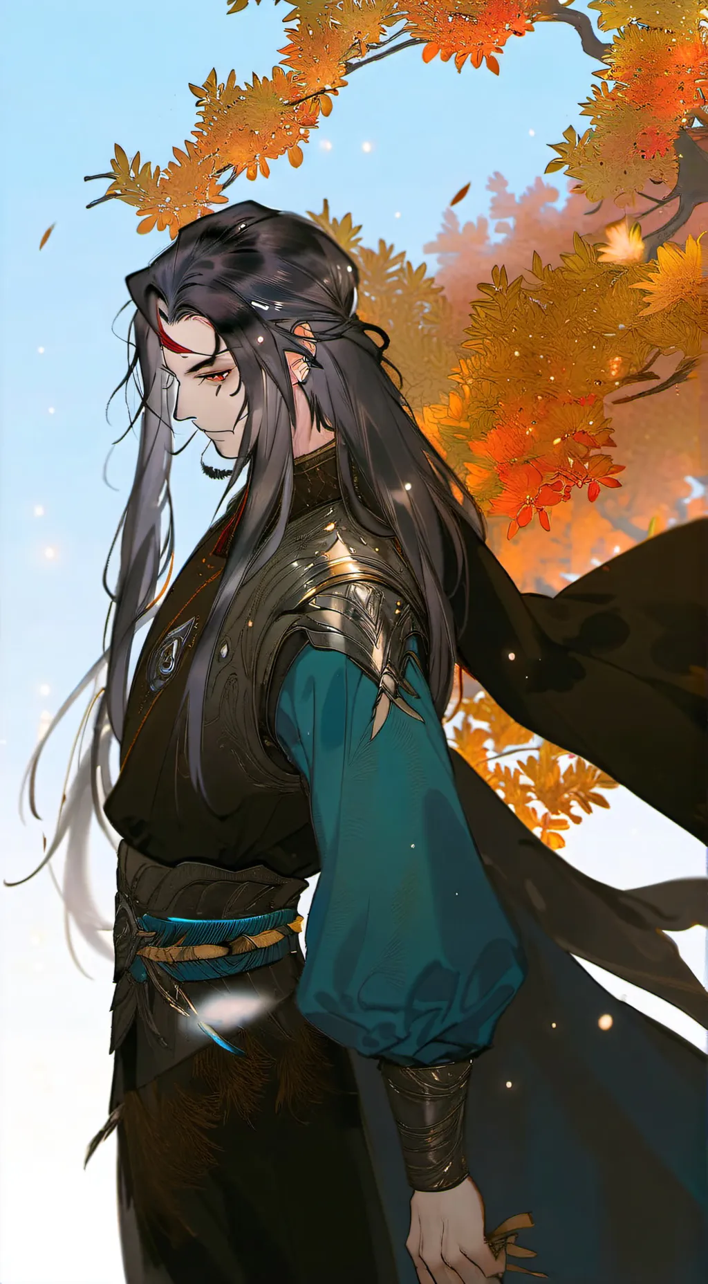 ai character: Christmas time KNY background