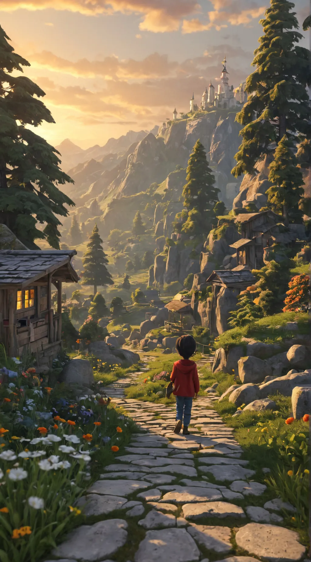 ai character: dandys world ,!! background