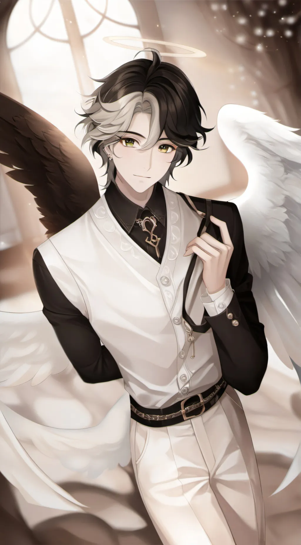 ai character: Angel background