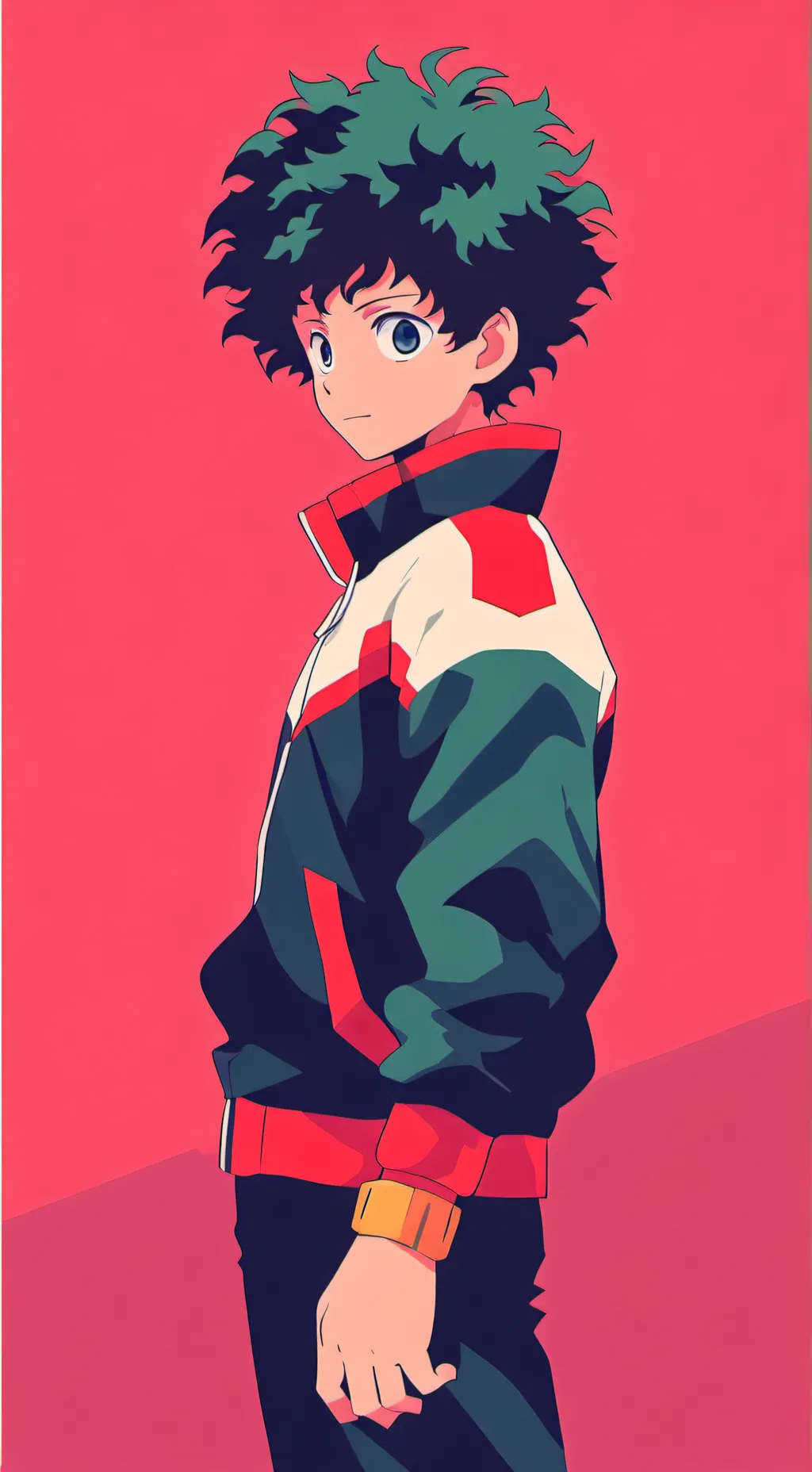 ai character: Izuku Midoriya background