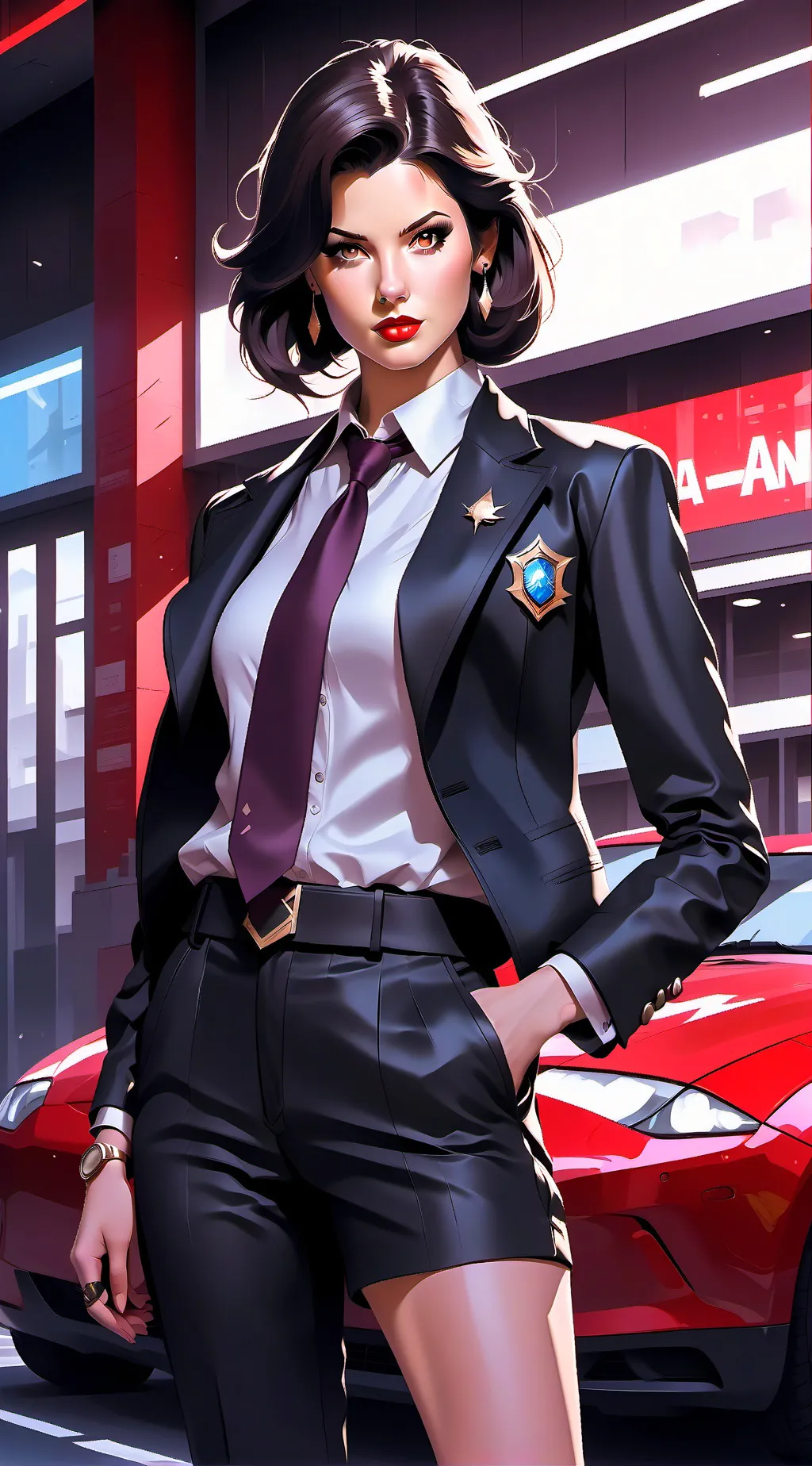 ai character: helena H. background