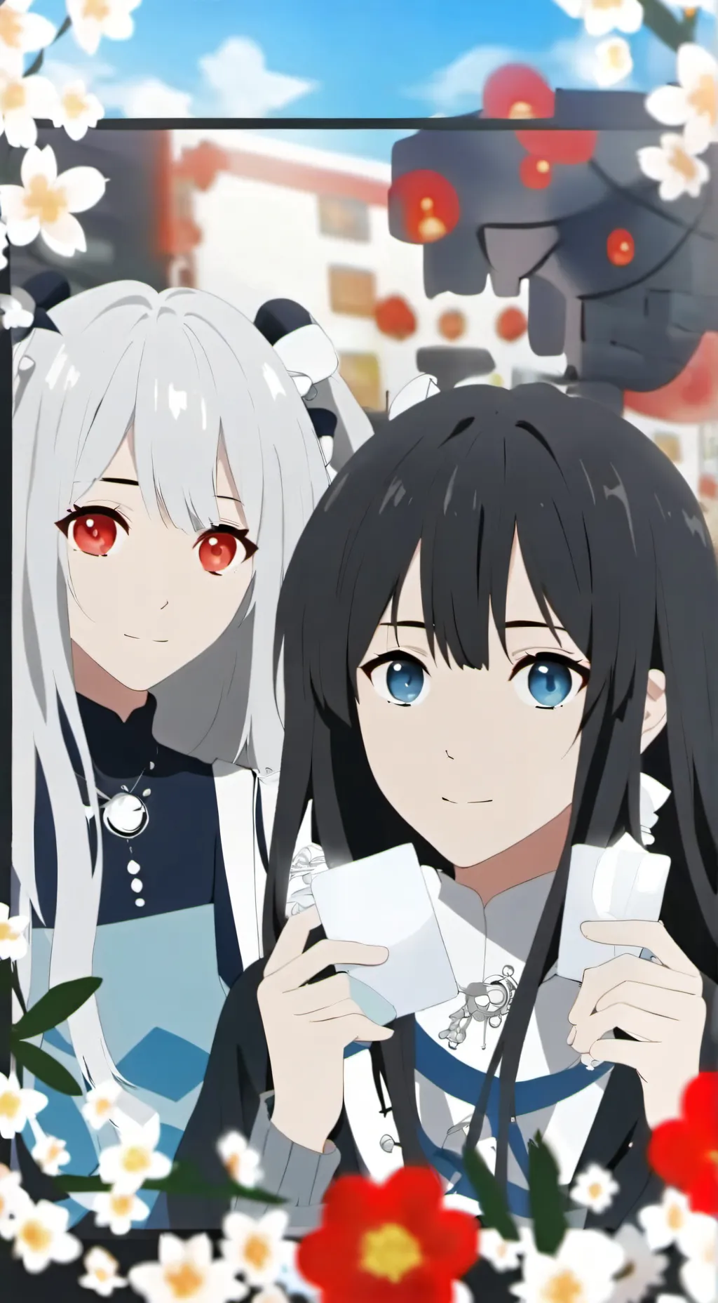 ai character: emma and ellie background