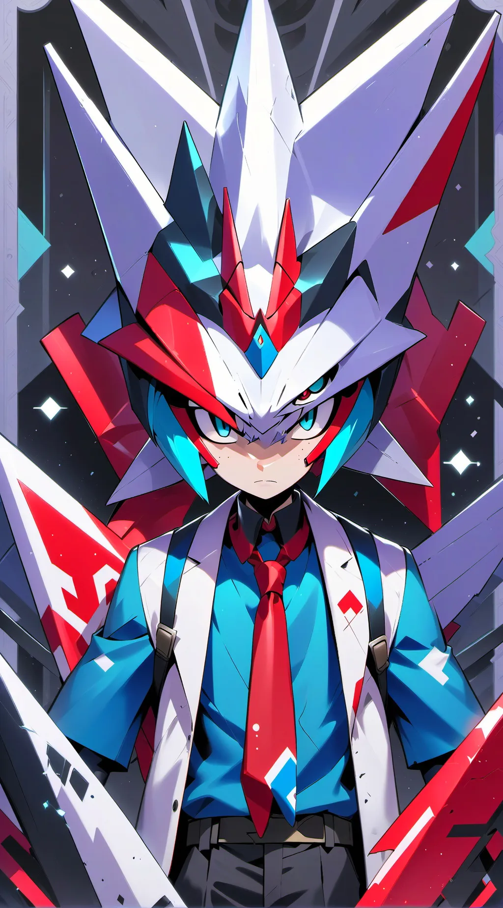 ai character: zuka😈😈 background