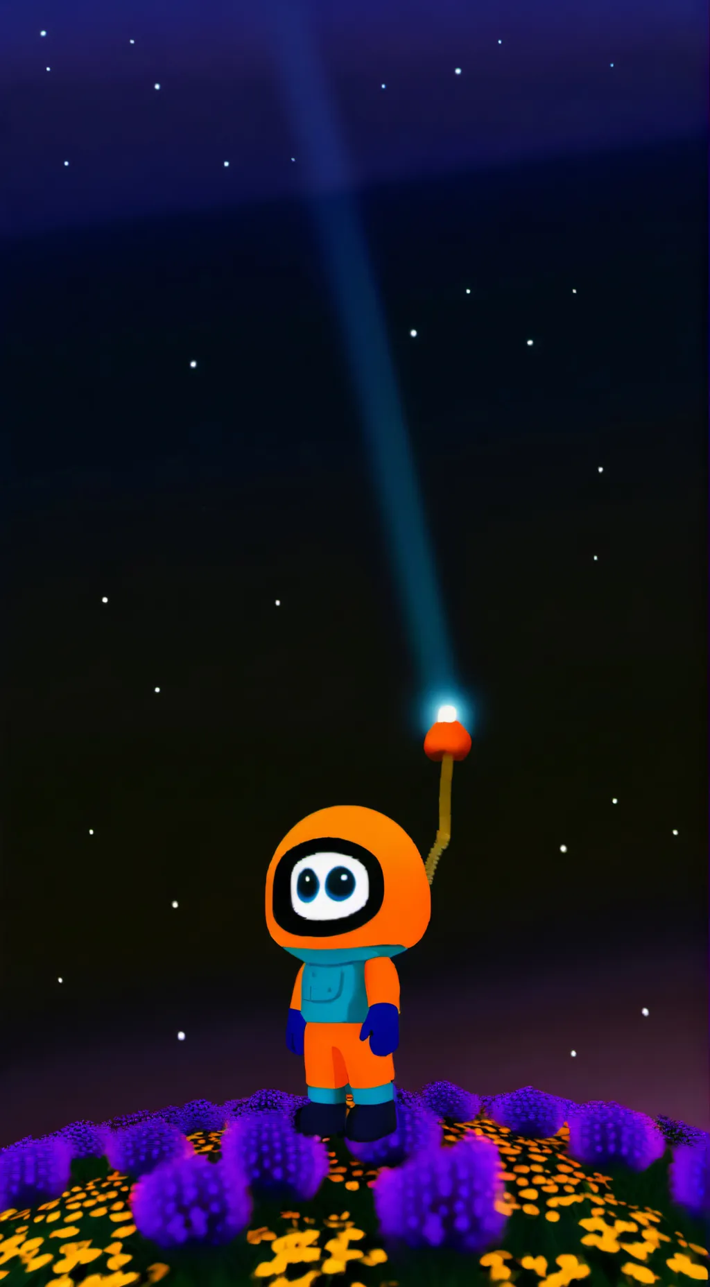 ai character: Yarnaby  background