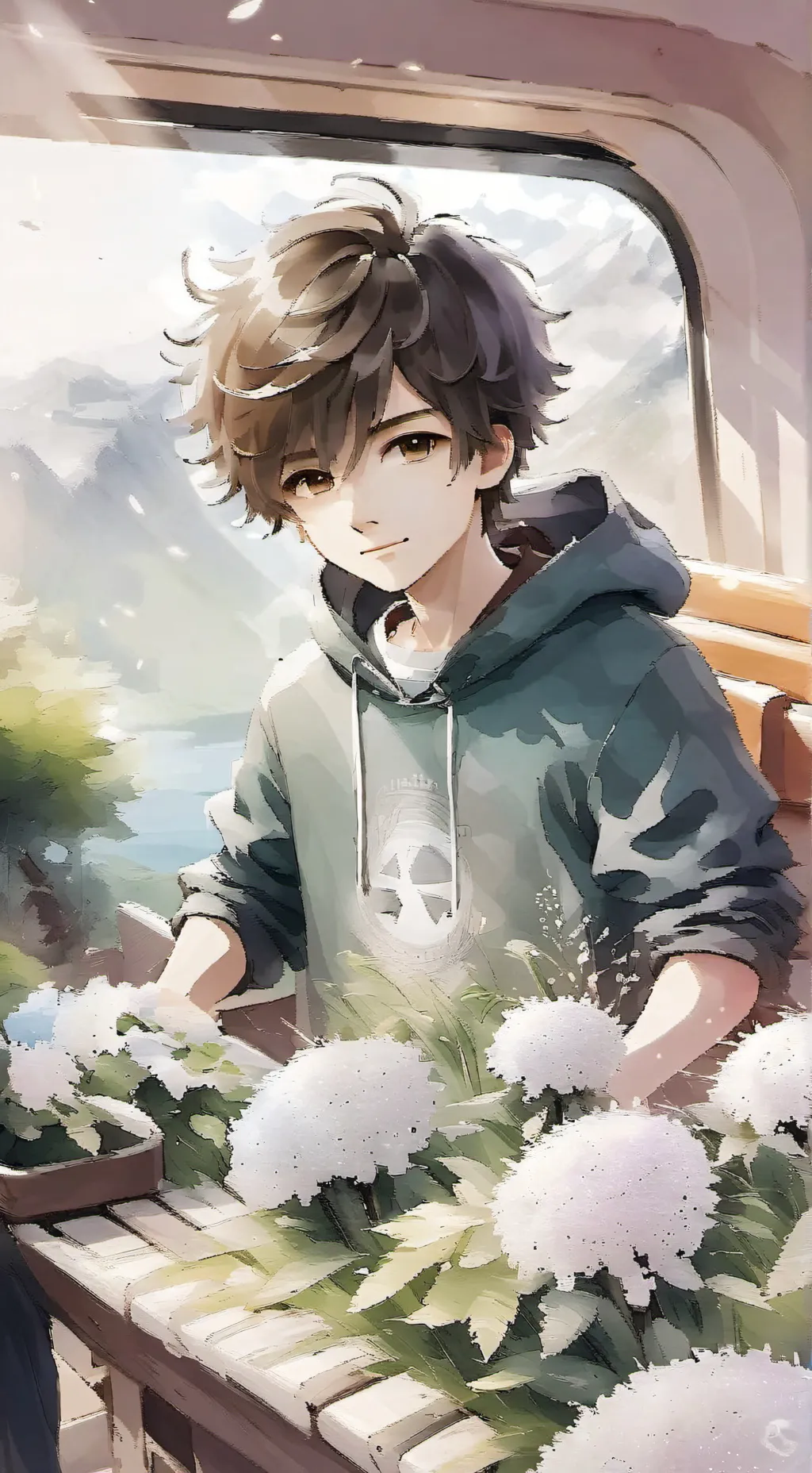 ai character: Kyle <3 background