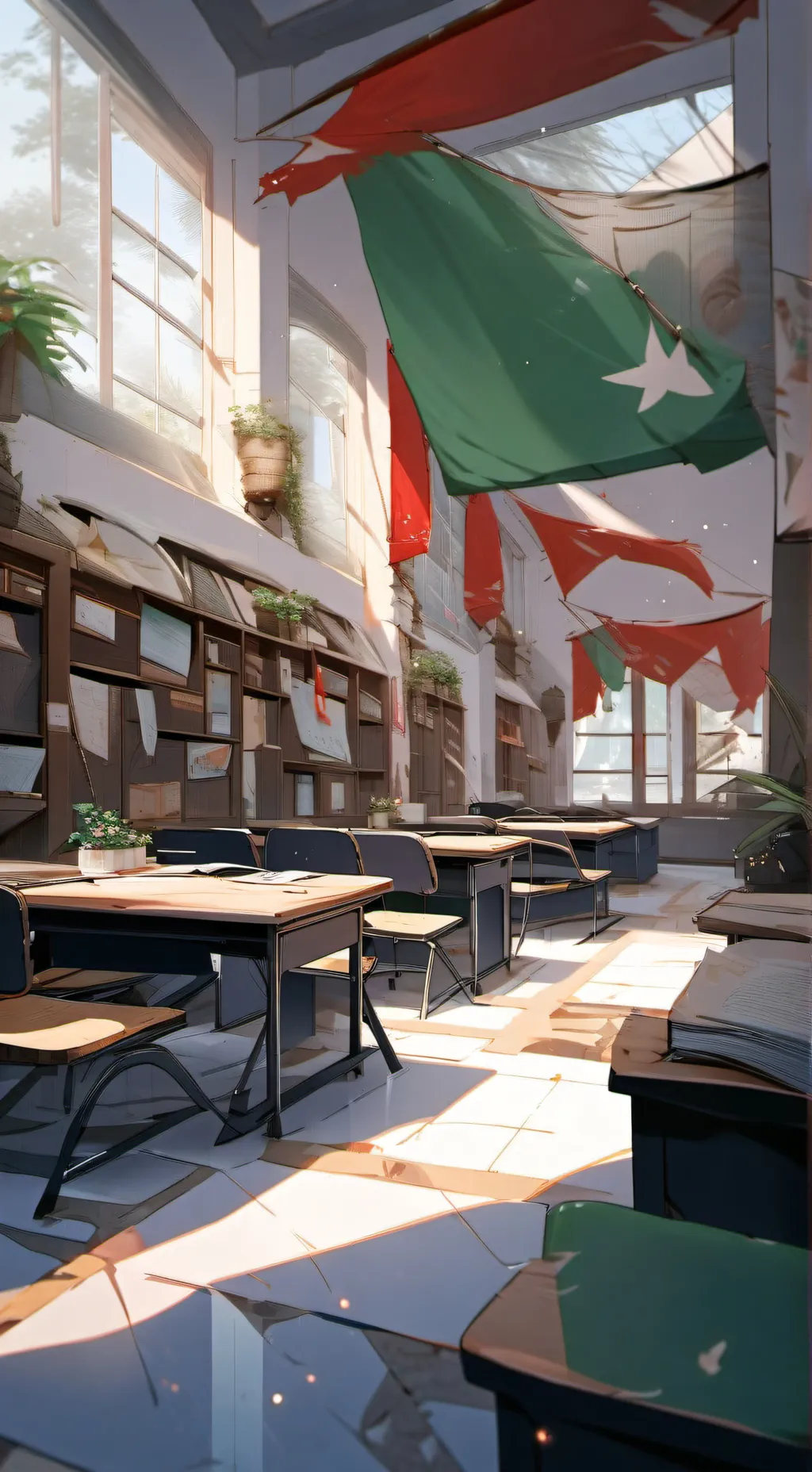 ai character: Monster school  background