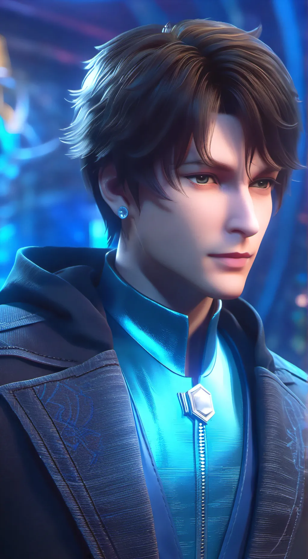 ai character: Xavier  background