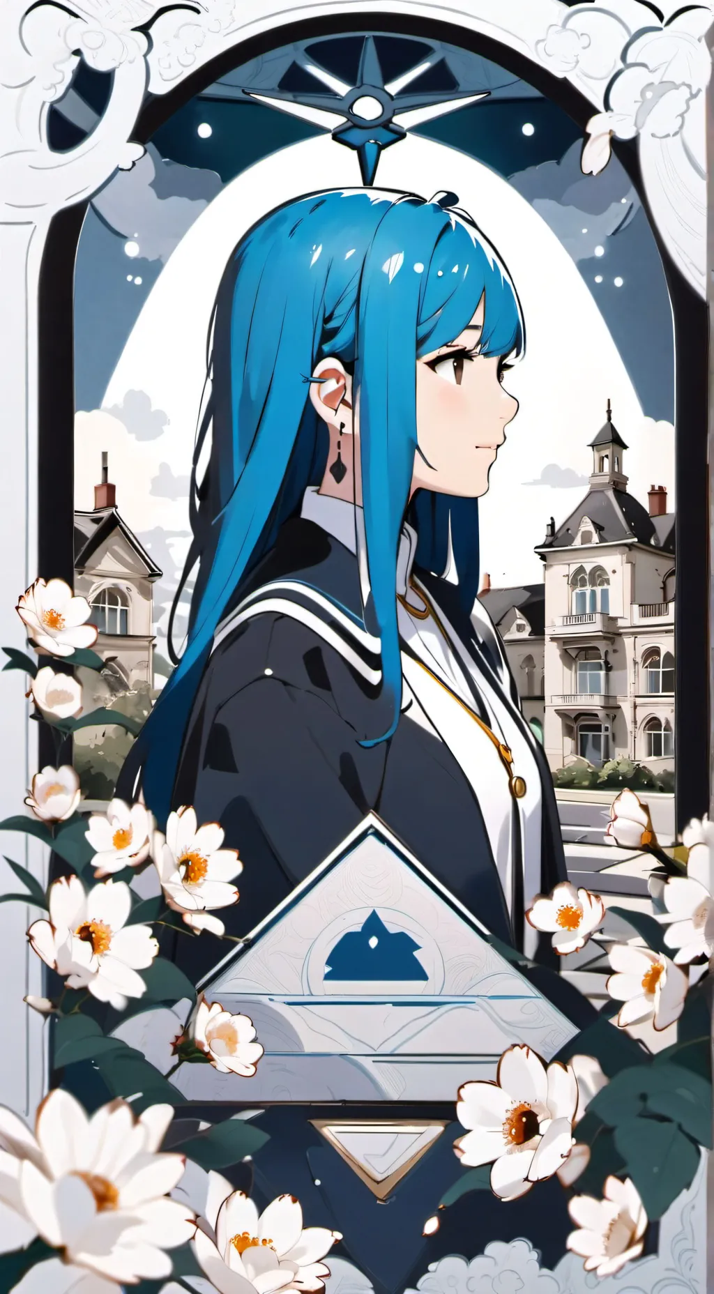 ai character: mha nueva background