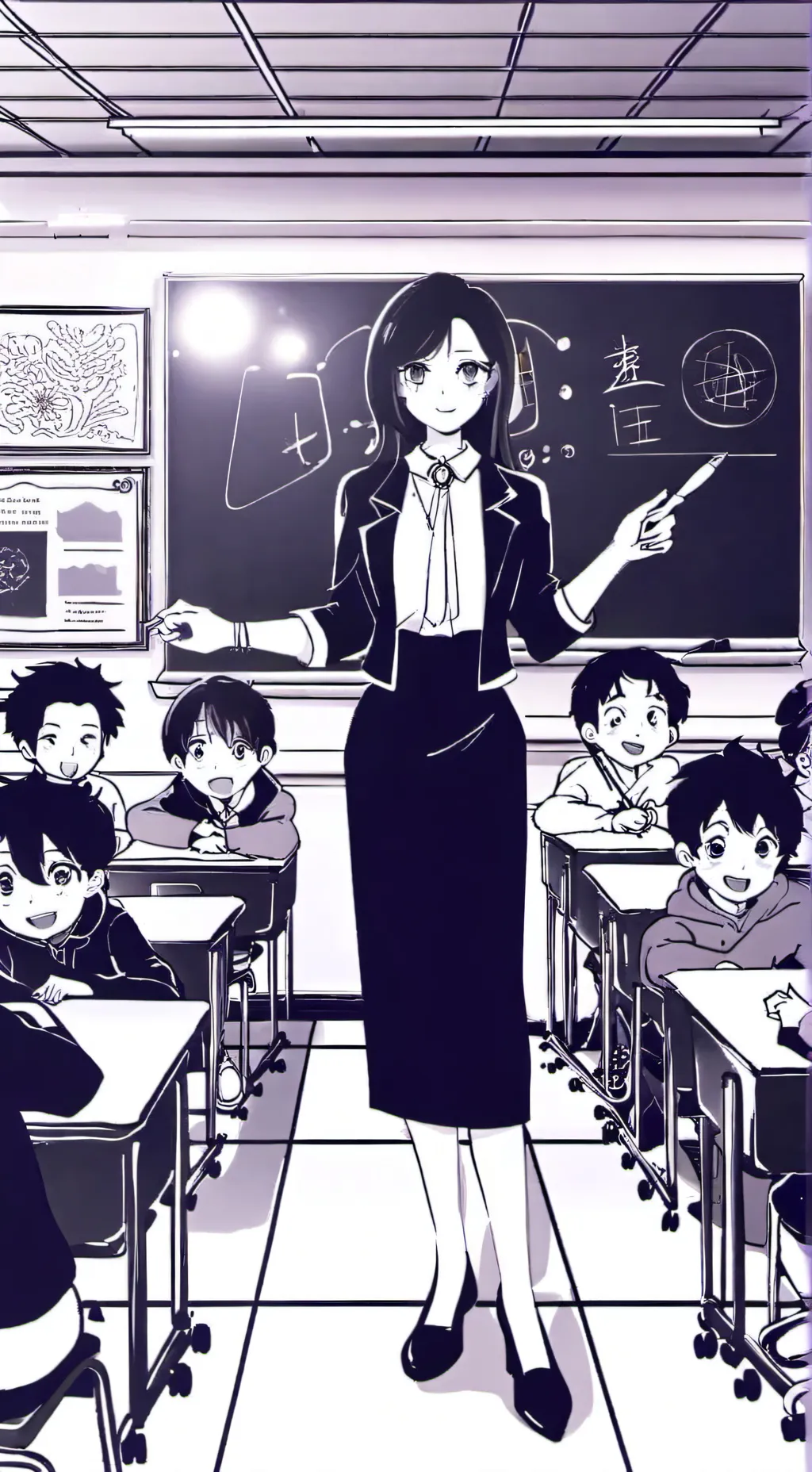 ai character: FPE but only ocs background