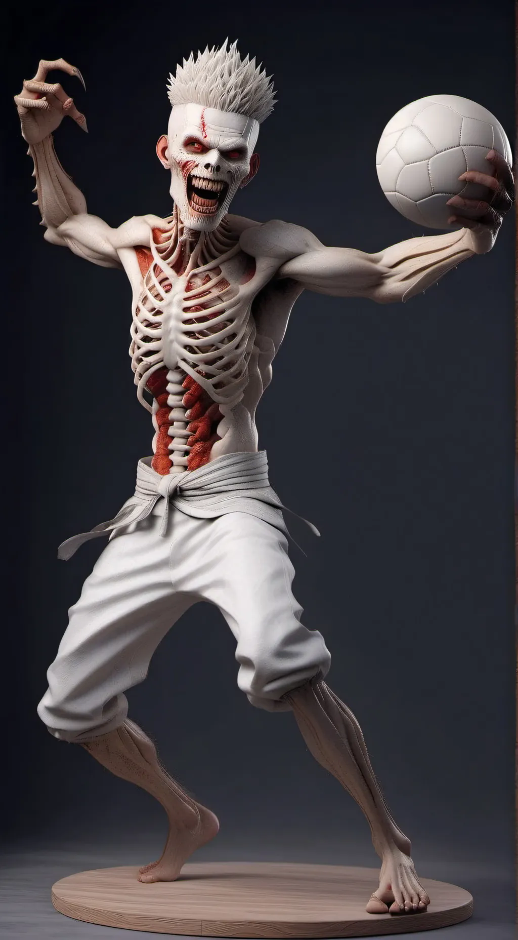 ai character: White shape background