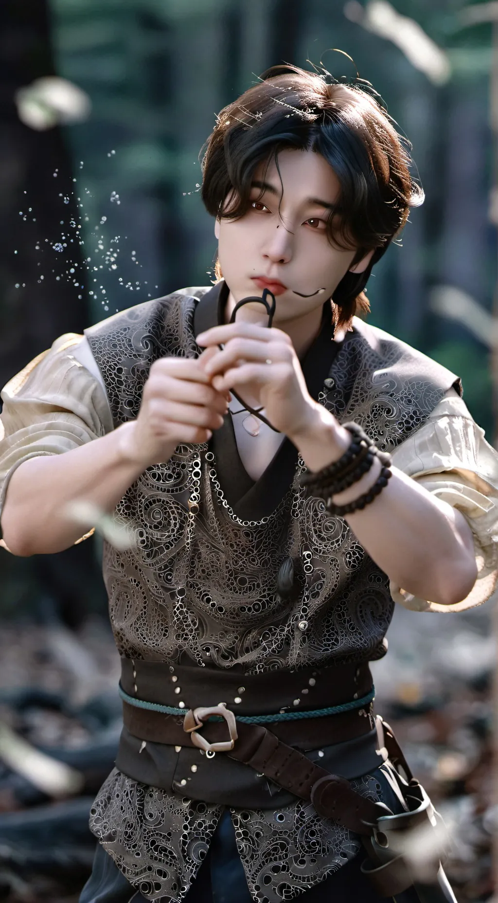 ai character: stray kids  background