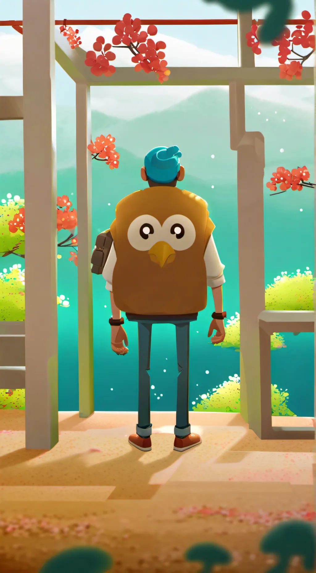 ai character: duolingo background