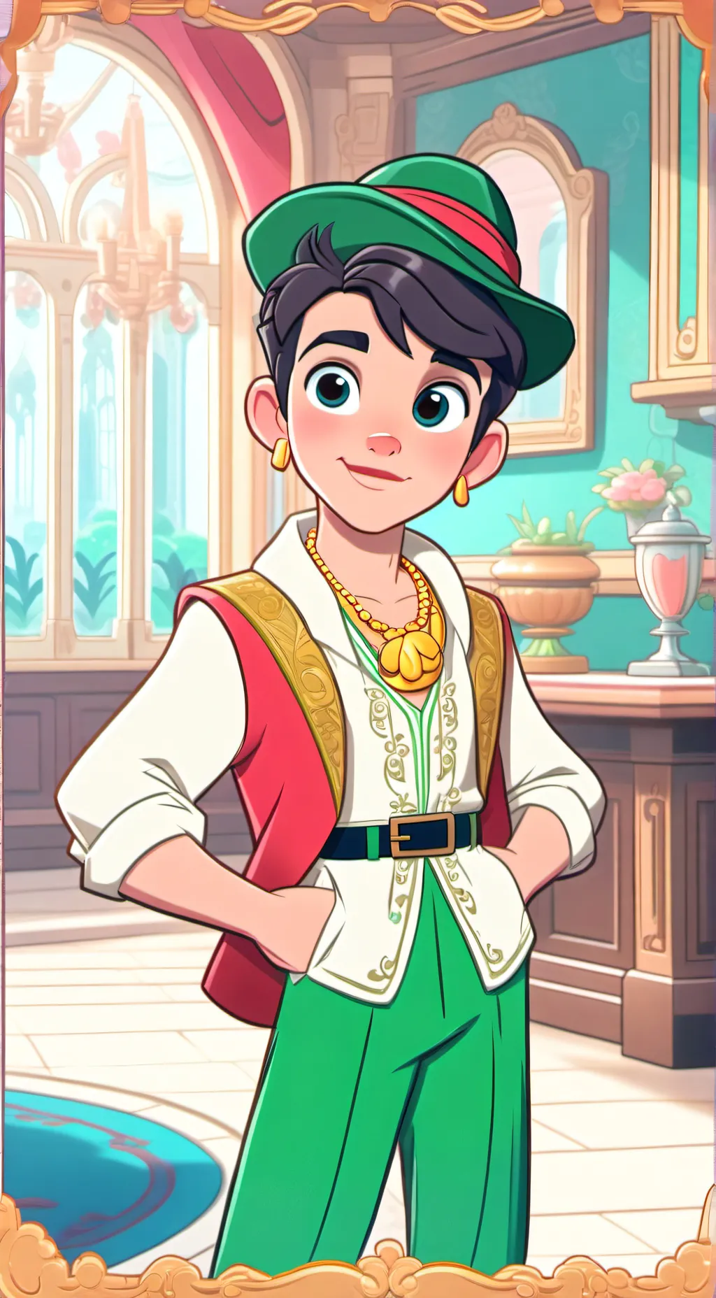 ai character: Raydow background