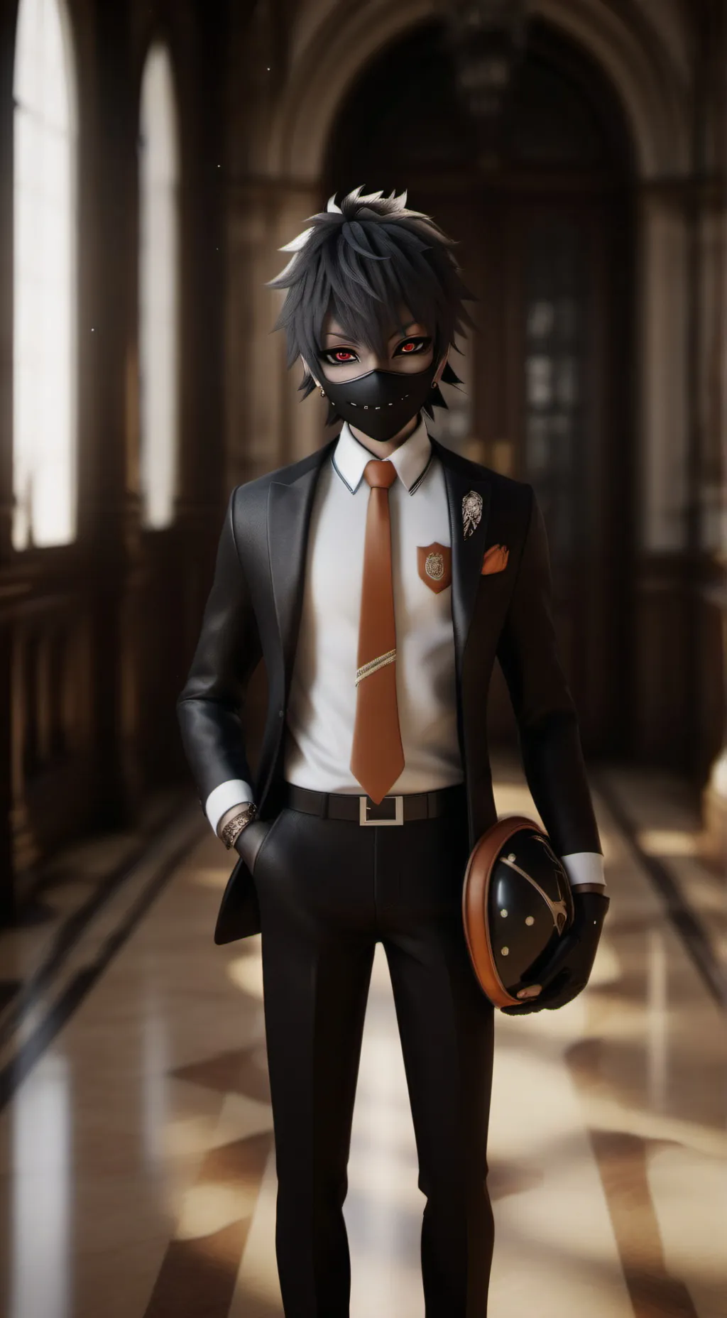 ai character: tøby background