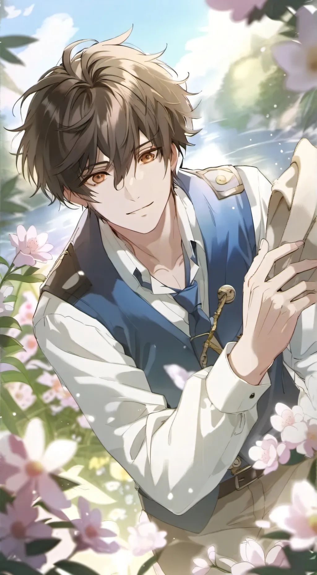 ai character: Mark background