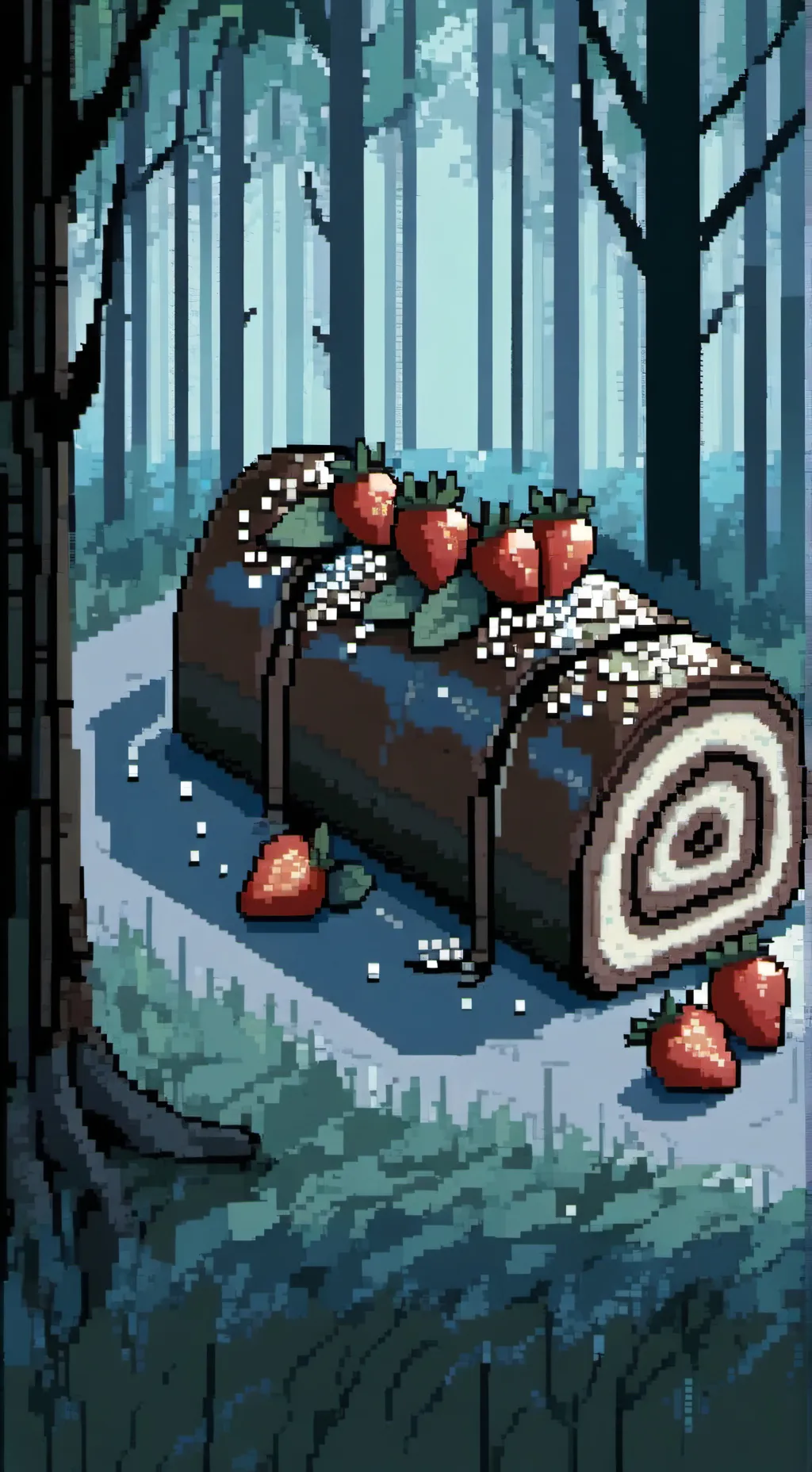 ai character: 🍓🍰Fruitcake!🍰🍓 background