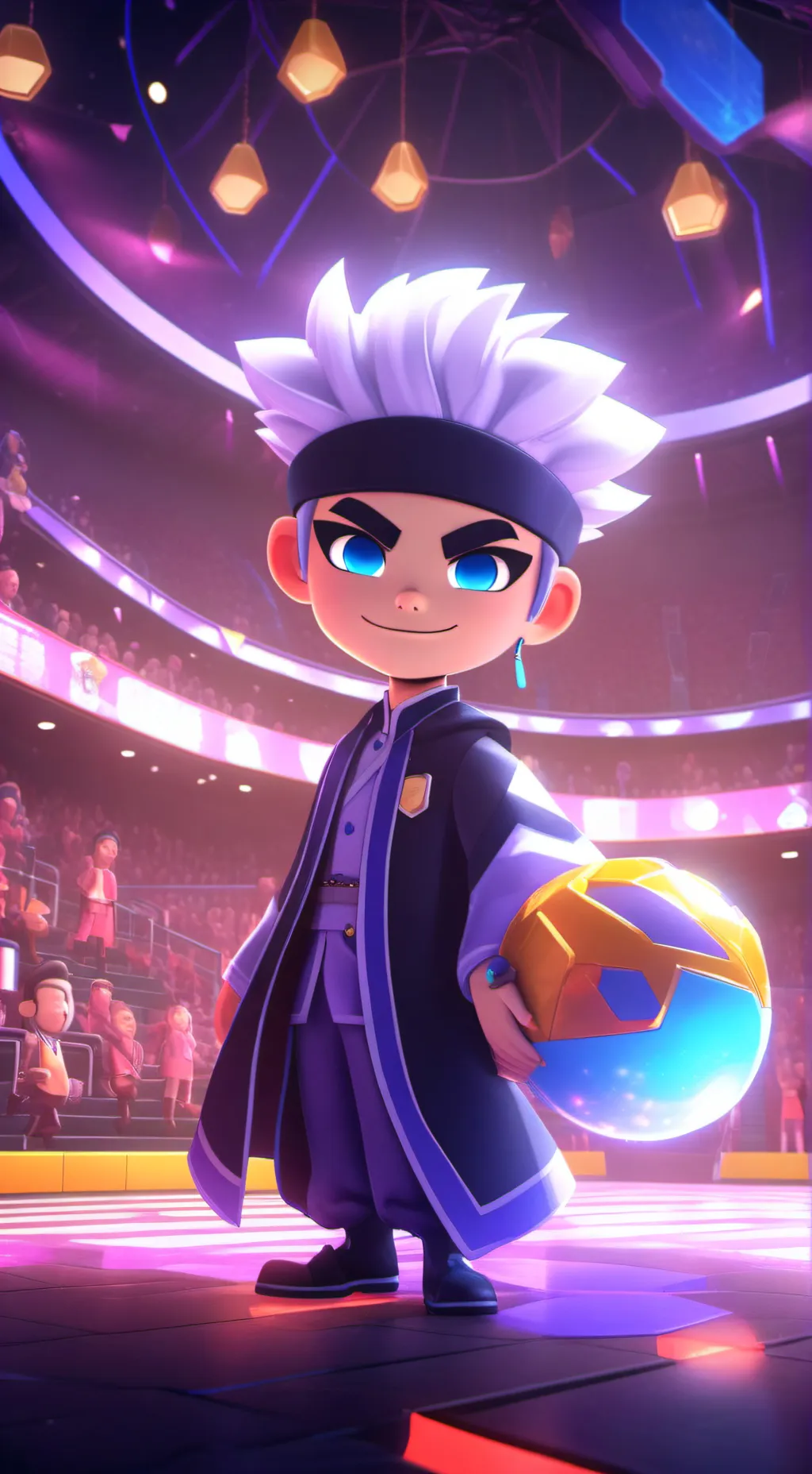 ai character: Gojo Satoru  background