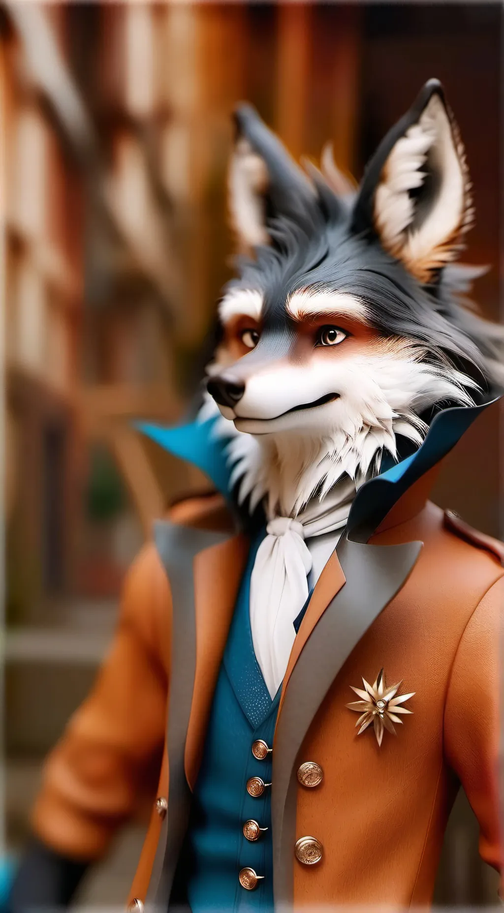 ai character: furry background